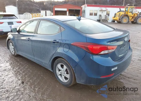 2014 Hyundai Elantra Se from USA, damaged, VIN KMHDH4AE0EU190888